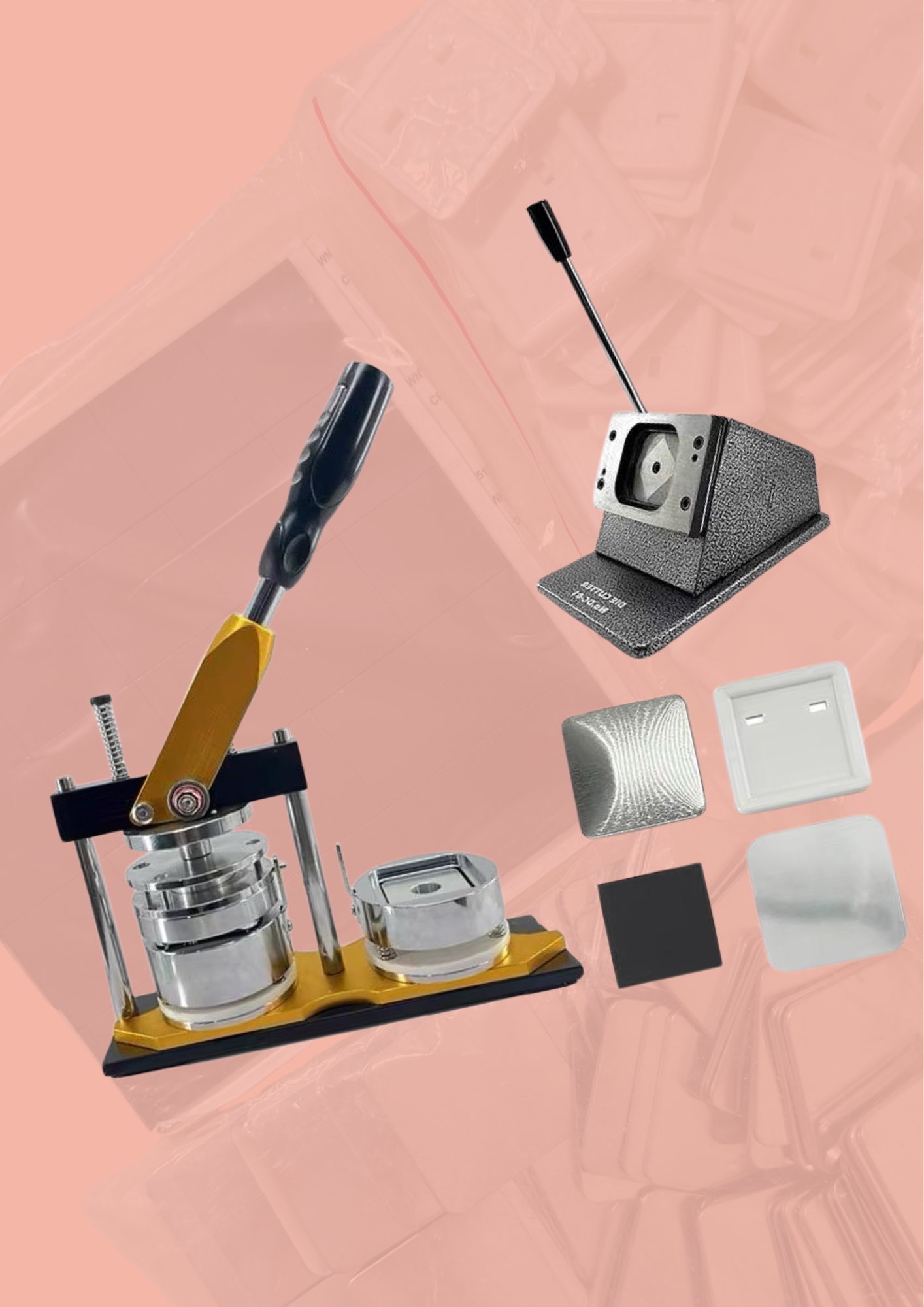 50mm by 50mm Square Round Corner Photo Magnet Machine (Pre-Order)